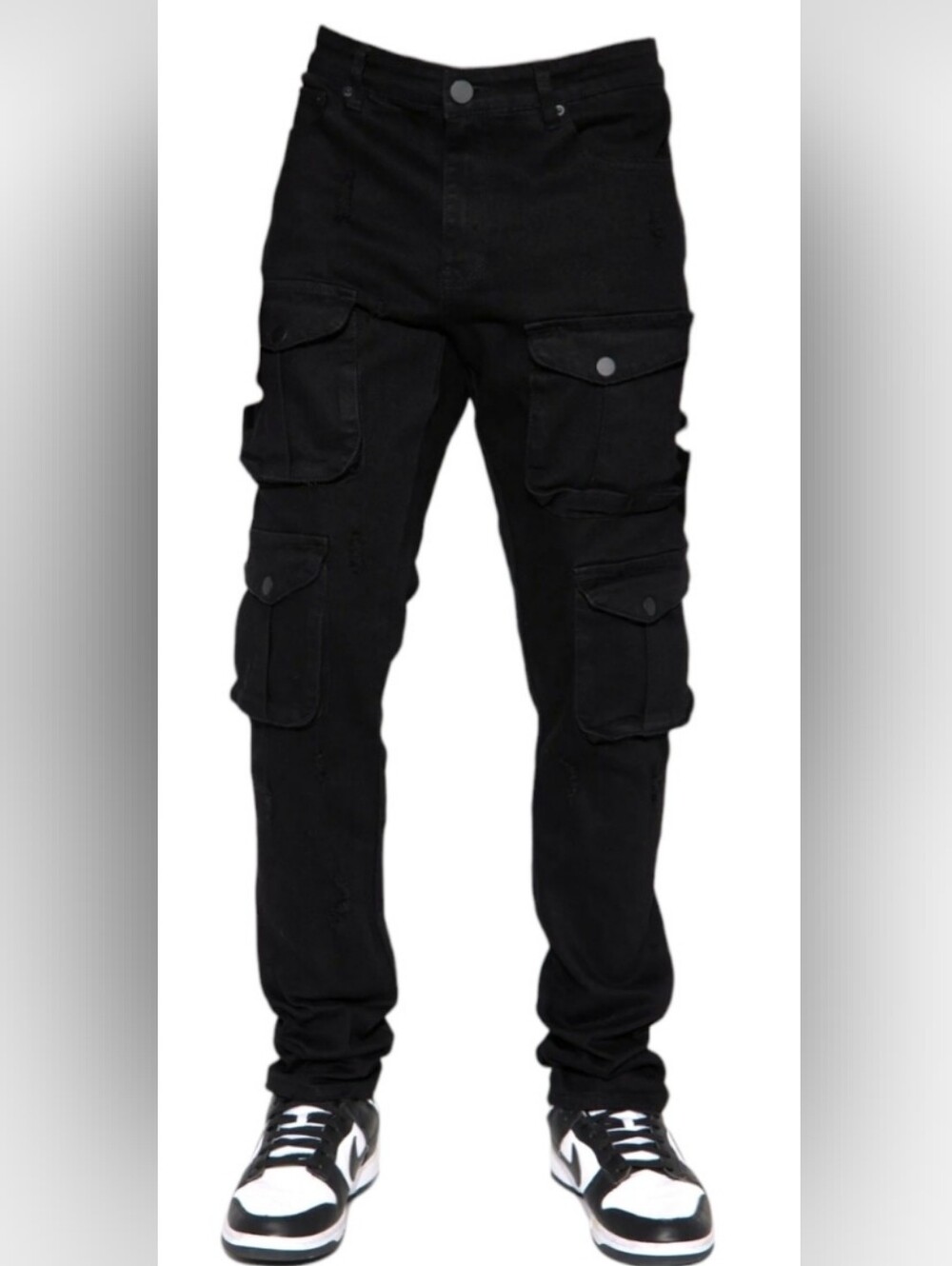 Mens Slim Fit  Stacked Pocket Jeans Sz. 30